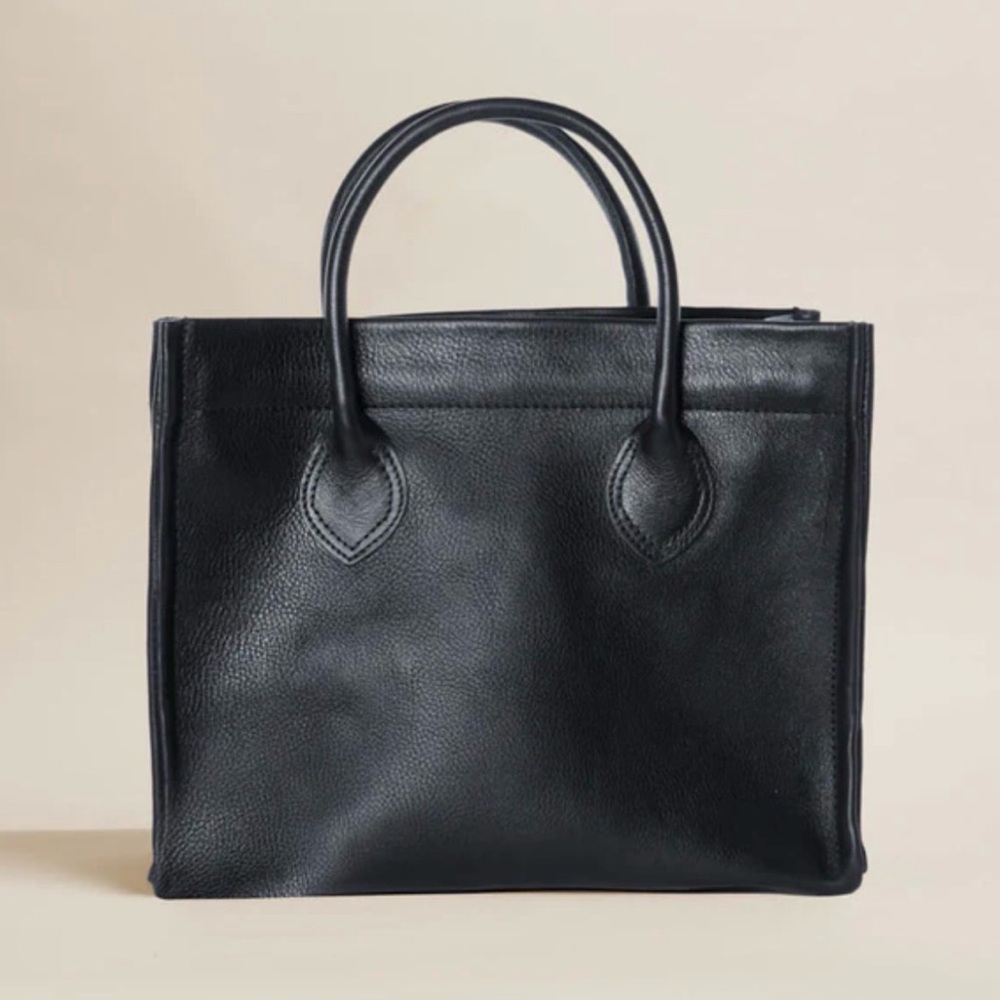 Parker Thatch | Parker Mimi Saddle Bag 🖤Black Pebble Leather🖤EUC